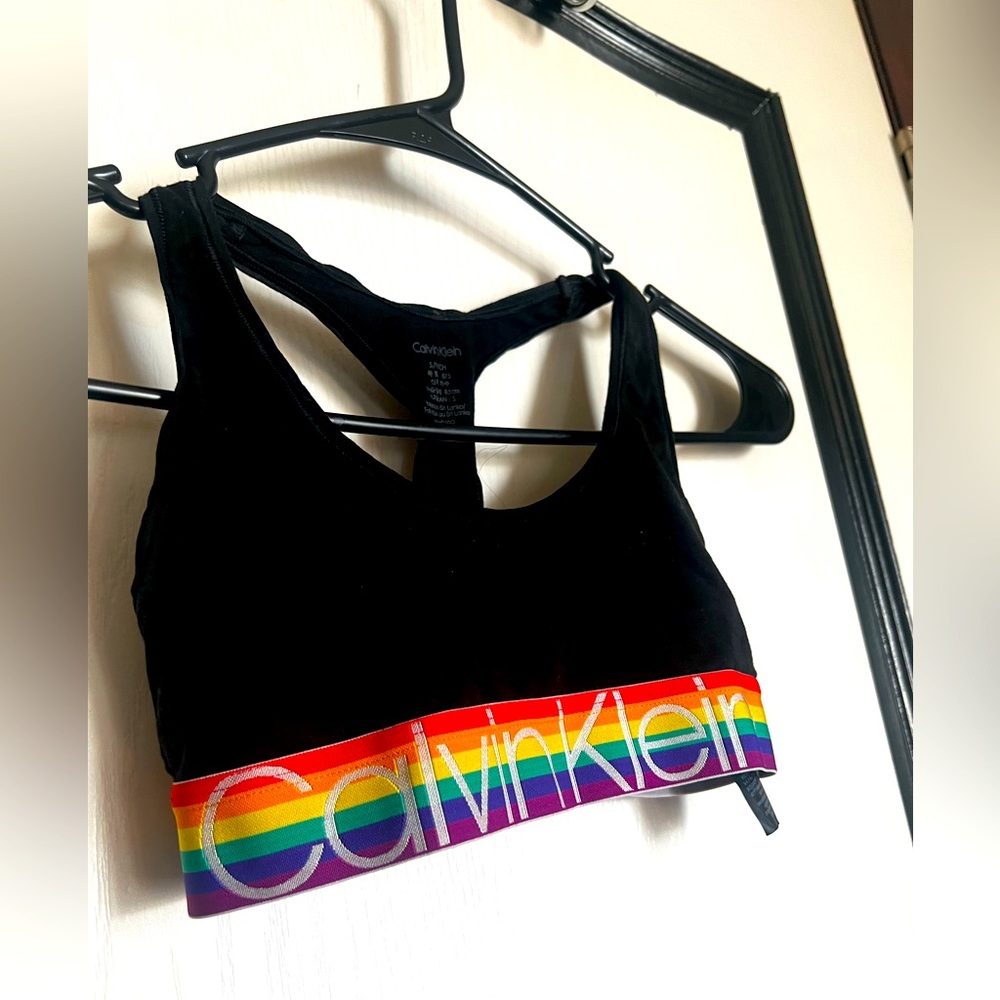 Calvin Klein Rainbow Sports Bralette Sz Small